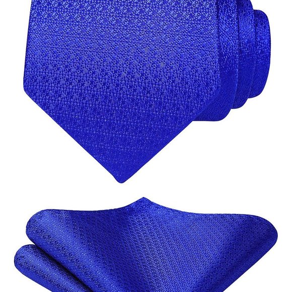 Amazon.com: HISDERN Mens Tie Black Sliver Stripe Tie and  HISDERN Men\'s Striped Tie
